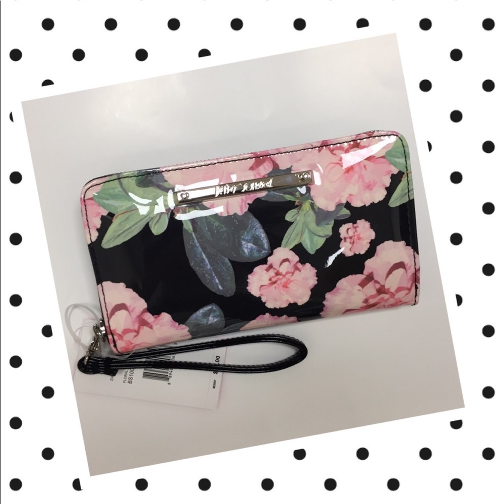 Betsey Johnson Wristlets Floral Wallet